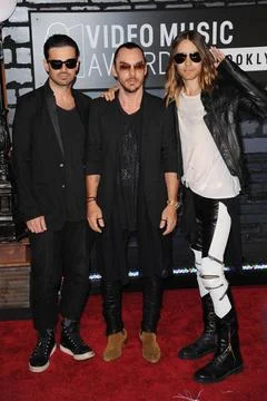  30 Seconds to Mars at the 2013 MTV Video Music Awards at the Barclays Cen... Stock Photos