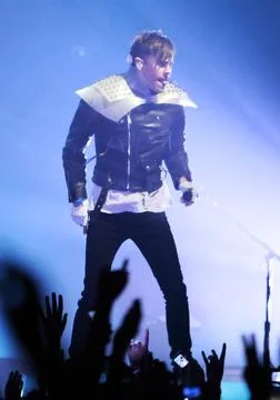  30 Seconds to Mars, Konzert in der Arena Treptow in Berlin, Saenger (und ... Stock Photos