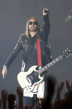  30 Seconds to Mars, Saenger Jared Leto, im Konzert in der O2-World in Ber... Stock Photos