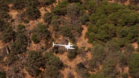 30 Seconds Or Greater, Side View, Wide Shot, Horizontal, Outdoors, Helicopter, Stock Footage 95820719