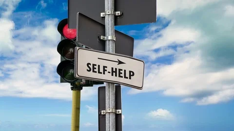 30 Sign 503 - SELF-HELP Stock Footage 117031791