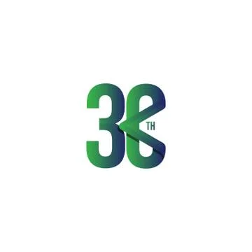 30 Th Anniversary Celebration Vector Template Design Illustration Stock Illustration