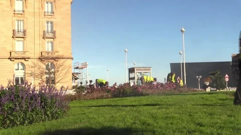 30,000 flowers, plants distributed among citizens in Spain's San Sebastian, San  Vídeo Stock 220727153