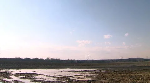 300zx LS through puddle 2 static 스톡 동영상 10585174