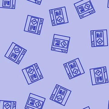 302 redirect seo line vector seamless pattern Stock Illustration