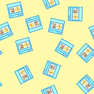 302 redirect seo vector seamless pattern Stock Illustration