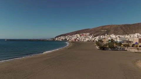 Pass over Beach in Gran Tarajal, Tuineje, Fuerteventura, Canary Islands, Spain