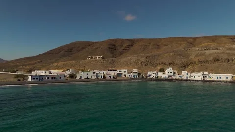 Low Circle of Pozo Negro, Fuertaventura, Canary Islands, Spain - Aerial Drone