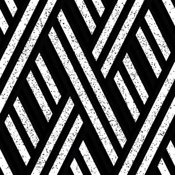 3042 Vector seamless texture with black and white bands Illustrazione stock