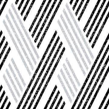 3055 Abstract pattern with black and silver gray stripes Stock Illustration