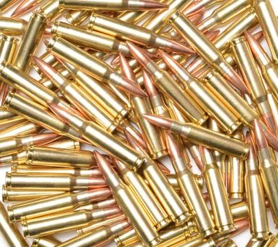 308 winchester cartridges. Stock Photos