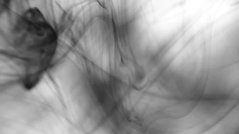 30Black Ink Drops Stock Footage 74654901