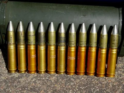 30mm Dummy Bullets Foto stock