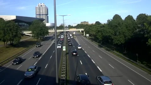 30s German Traffic Stock Footage 204140034