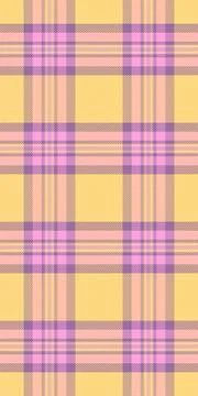 30s tartan check pattern, fluffy fabric plaid textile. Argyle vector seamle.. Stock Illustration