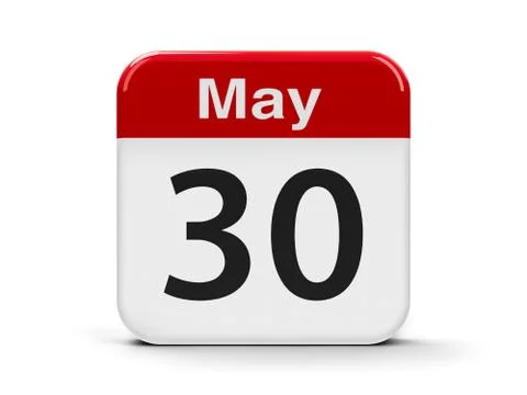 30th May Illustrazione stock