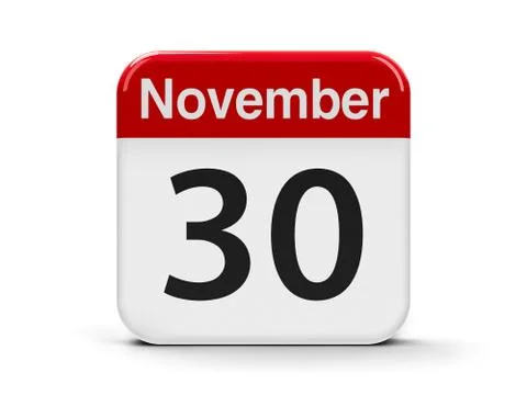30th November Stock Illustration