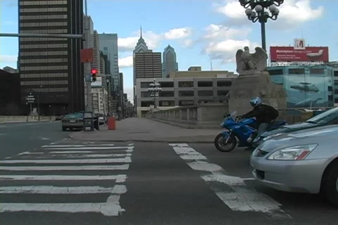 30th Street Traffic 2 Stock Footage 6893432