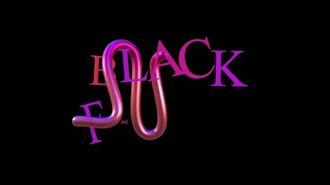 31 Animation Text Cartoon Effect Black Friday v1 스톡 동영상 133057789