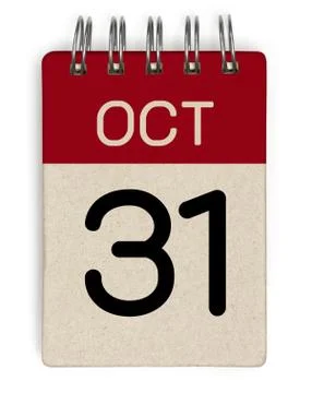 31 oct calendar Stock Illustration