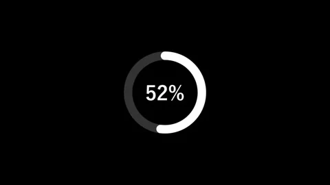 31 percent loading progress bar minimalist digital battery charge indicator.. Stock Footage 332334430