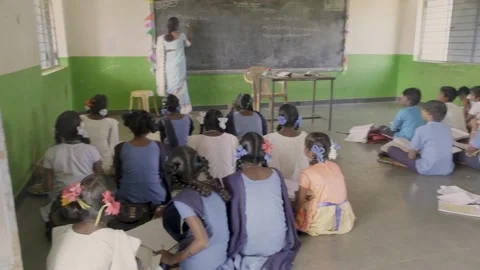 31. Students sitting inside the Class Stock-Footage 149097974