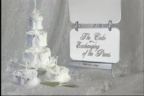 3113Cut The Cake ~ Exchanging of the Pieces Stock Footage 800316