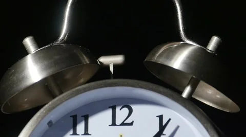 3120 Alarm Clock Ringing in Slow Motion Stock Footage 47086350