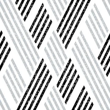 3154 Pattern with black and silver gray stripes Stock Illustration