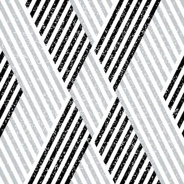 3156 Pattern with black and silver gray stripes Stock Illustration