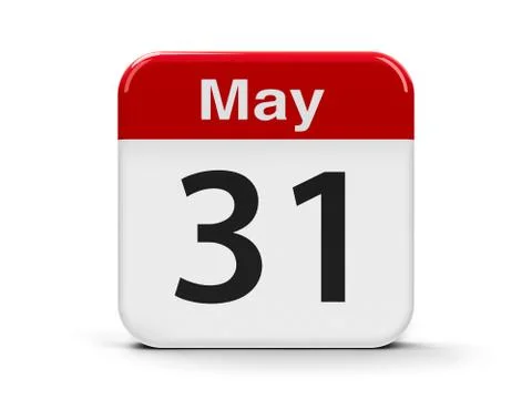 31st May Stock Illustration