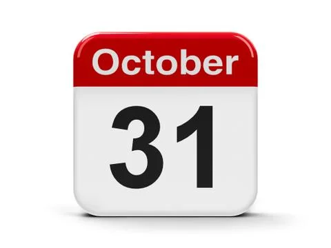 31th October Stock Illustration