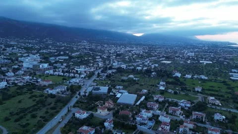 32. Landscape. Evening, sunset in the mountains. Girne. Cyprus. Video stock 267713428