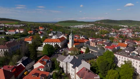 Church of St. Bartholomew Circling, Kutna Hora, Bohemia, Czechia - Aerial Drone Church of St. Bartholomew Circling, Kutna Hora, Bohemia, Czechia - Aerial Drone