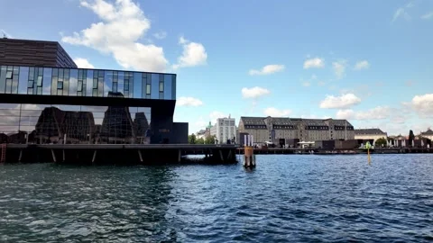 Passing The Playhouse Theatre from a Copenhagen Canal Boat Tour Passing The Playhouse Theatre from a Copenhagen Canal Boat Tour
