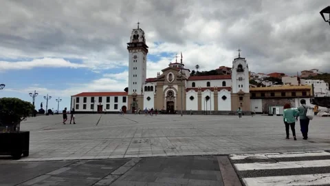 Walking Towards Basílica de Candelaria in Plaza de la Patrona de Canarias