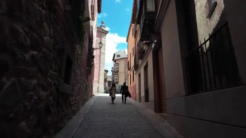Walking Up Calle de la Merced Towards Convento de la Purísima Concepción, Toledo Walking Up Calle de la Merced Towards Convento de la Purísima Concepción, Toledo