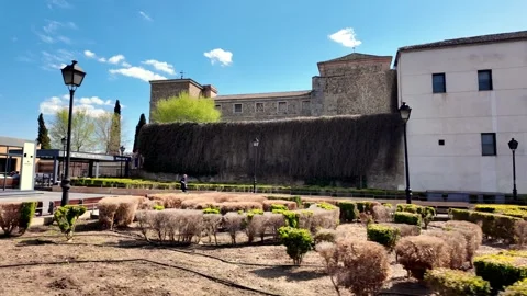 Gardens of Palacio de Congresos El Greco in Historic Toledo, Spain Gardens of Palacio de Congresos El Greco in Historic Toledo, Spain