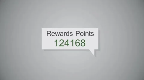 33 Rewards Points Stock Footage