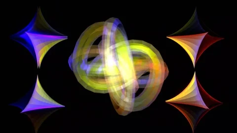 33 seconds central knot shape moving hd video Stock Footage 290164454