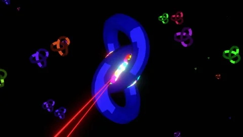 33 seconds endless looping video disco knots hd Stock Footage 282441784