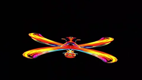 33 seconds endless moving colourful blobs stretching HD video Stock Footage 284855253