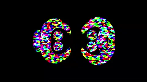 33 seconds moving endless colourful morphing blobs moving HD video Stock Footage 283222621
