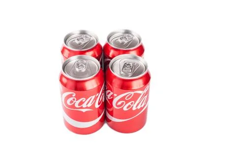 330ml Coca cola cans Stock Photos