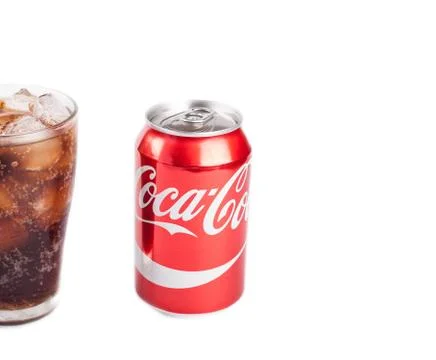 330ml Coca cola cans Stock Photos