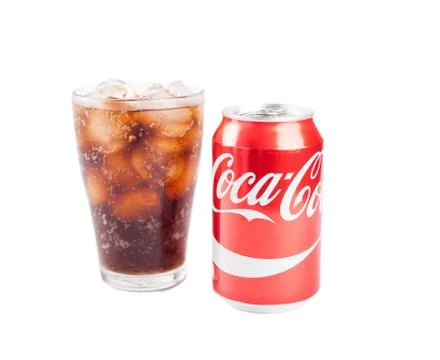 330ml Coca cola cans Stock Photos
