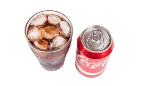 330ml Coca cola cans Stock Photos