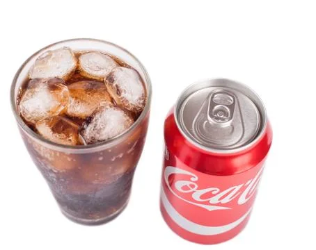 330ml Coca cola cans Stock Photos