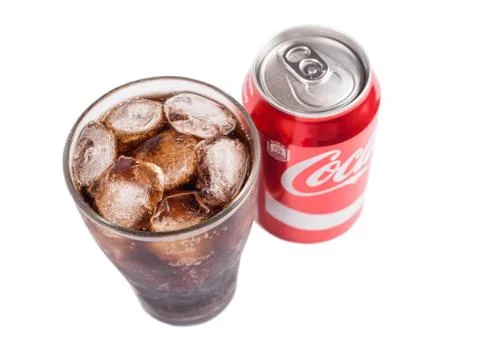 330ml Coca cola cans Stock Photos