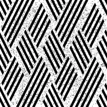 3322 Geometric pattern with black and white lines 스톡 일러스트